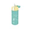 Thermos Water Bottle,Vacuum Insulated Straw Bottle,410ml,Green Yellow,Goingand School,Cold Storage Only FJV-400FDS G-Y
