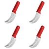 1-5pc Stainless Watermelon Slicer Cutter Non-Slip Handle Melon Fruit Slicer Digger Tool Kitchen Gadgets for Pineapple Cantaloupe