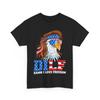 4th of July Eagle DILF Damn I Love Freedom American Flag Patriotic Shirt
