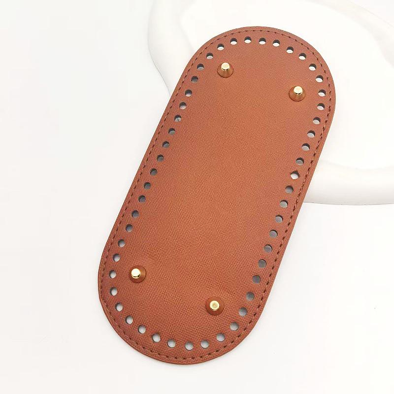 22x10 Oval PU Bag Base: HyunA Woven/Crochet Bucket Bag Bottom, Luggage Hardware Accessory