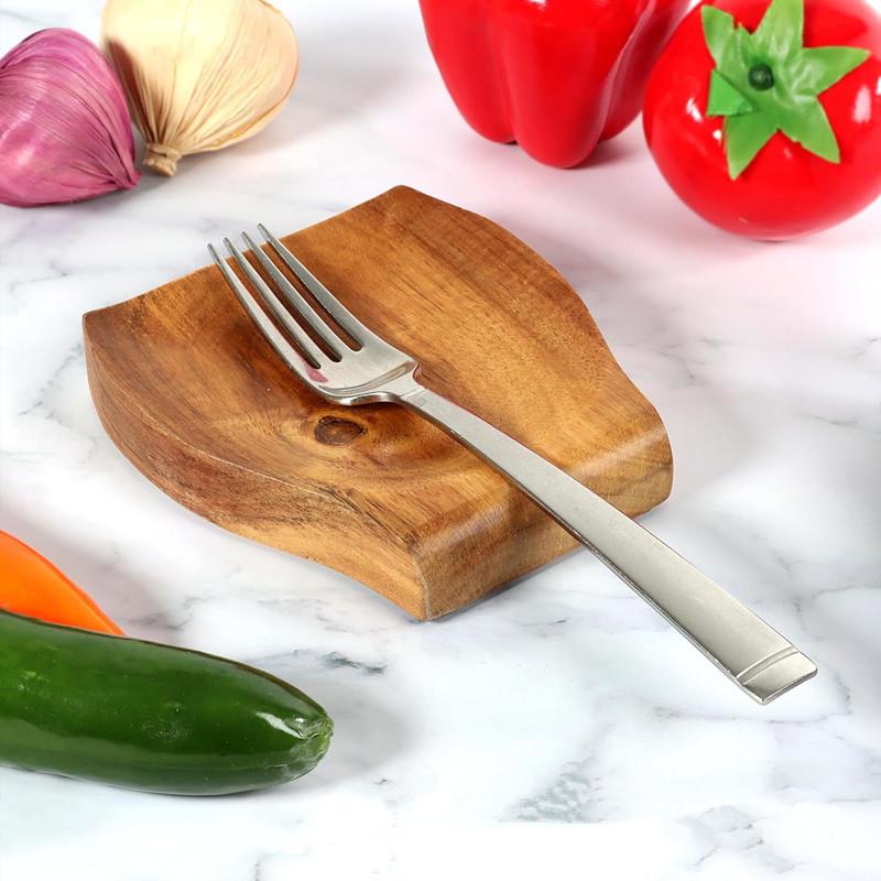 Multiuse Wooden Spoon Holder Rest Tableware Holder For Home Kitchens And Dining Table Utensil Unique And Practical Design