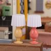 1:12 Dollhouse Miniature Desk Lamp Study Model Dollhouse Furniture Decoration Micro Scene Light Ornament Pretend Play Toys