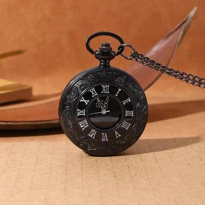 Classic Fashion Chain Quartz Pocket Watch Mens Pendant Clock Chain Mens Women Gifts