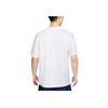 Nike Solid Color Fashion Comfortable Round Neck Casual Pullover Sports Short Sleeve T-Shirt With Drop Shoulder Men Tops White FV3752-100