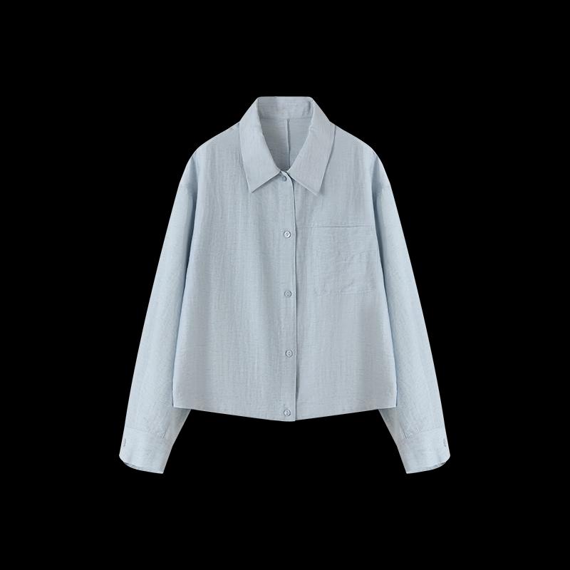 Mohan Yimei Damen Sommer Jacke mit Revers aus Hanf-Mischgewebe 2026