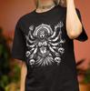 Hindu Goddess Kali T-Shirt Spiritual Lovers Gift, Divine Femenine Tee, Occult Mythology Shirt, Dark Goddess Apparel, Hindu Deity Top
