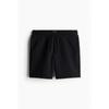 H M Regular Fit Sweat sHorts Black