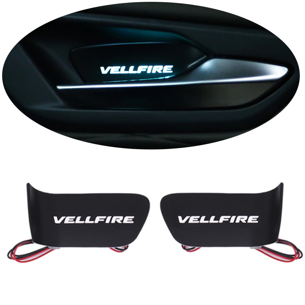 

САВАКАКИ Внутренняя дверь, изготовленная на заказ для Toyota Vellfire с логотипом, 7 цветов, индивидуальный комплект из 2 ламп для интерьера салона, (30 серия), Подсветка, светодиодная,