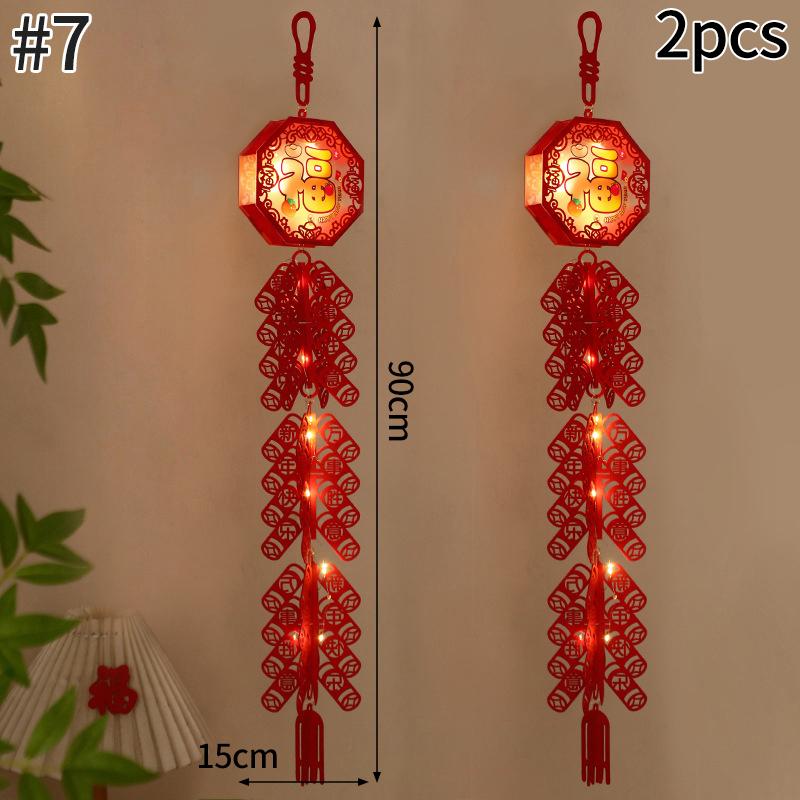 New Year's Eve Decorations Chinese New Year Decoration 2026 Decorative Lanterns Horse Year Pendant Agenda 2026