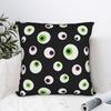 Horror Monster Eyes Halloween Square Pillow Cases Cushion Cover Customized Zippered Decor Throw Pillow Case Cover for Sofa 18"