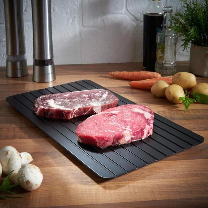 Plaque de Décongélation rapide des Aliments - Couleur Noir