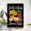 Bedroom Dormitory Wall Decoration Wrought Iron Hanging Painting Retro Sunflower Inspirational English Quotes Decorative Hanging Signboard