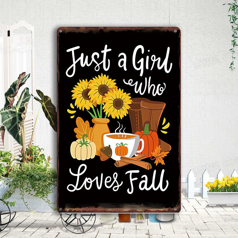 Bedroom Dormitory Wall Decoration Wrought Iron Hanging Painting Retro Sunflower Inspirational English Quotes Decorative Hanging Signboard