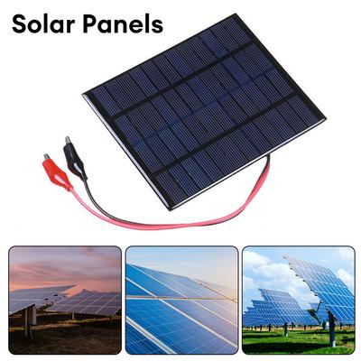 Panneau solaire 2W 12V Panneaux en polysilicium époxy Cellule solaire portable pour la maison Camping en plein air Éclairage d'urgence Panneau solaire DIY