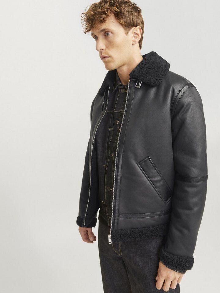 Зимняя куртка Jack & Jones Jorcole Aviator Jacket (12261819) черный