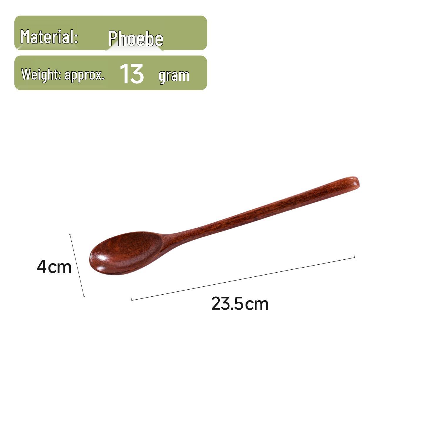 

Japanese Wooden Ramen Spoon | Long-Handled Ladle for Eating Noodles | Snail Rice Noodles & Soup Slurping Spoon