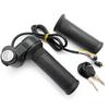 E Bikes Throttle Full Twist Throttle With Key Cable Replacement Handlebars Anti-Slip With Keys For Dirtbike Pit Motorcycle ATV