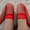 Sexy schwarze Strumpfhose, sexy Stimmung, halbe Spitze, Love Device-Unterwäsche, lange, weiße Overknee-Strumpfhose für Damen, Netz-Oberschenkelstrümpfe