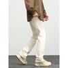 Gofb High-End Flared Beige Jeans Trendy Versatile Drapey Hip-Hop Casual Retro American Style Pants for Men