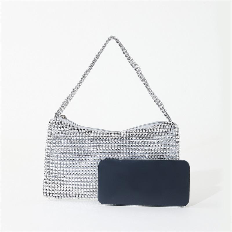 Rhinestone Evening Bag Women Bling Purse Sparkly Diamond Shoulder Bag For Women Party Club Wedding Prom Clutch Purses