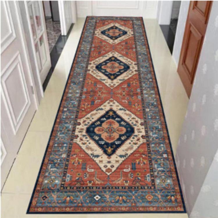 Vintage Corridor Carpet Aisle Bay Window Balcony Carpet Entrance Hall Kitchen Long Corridor Carpet