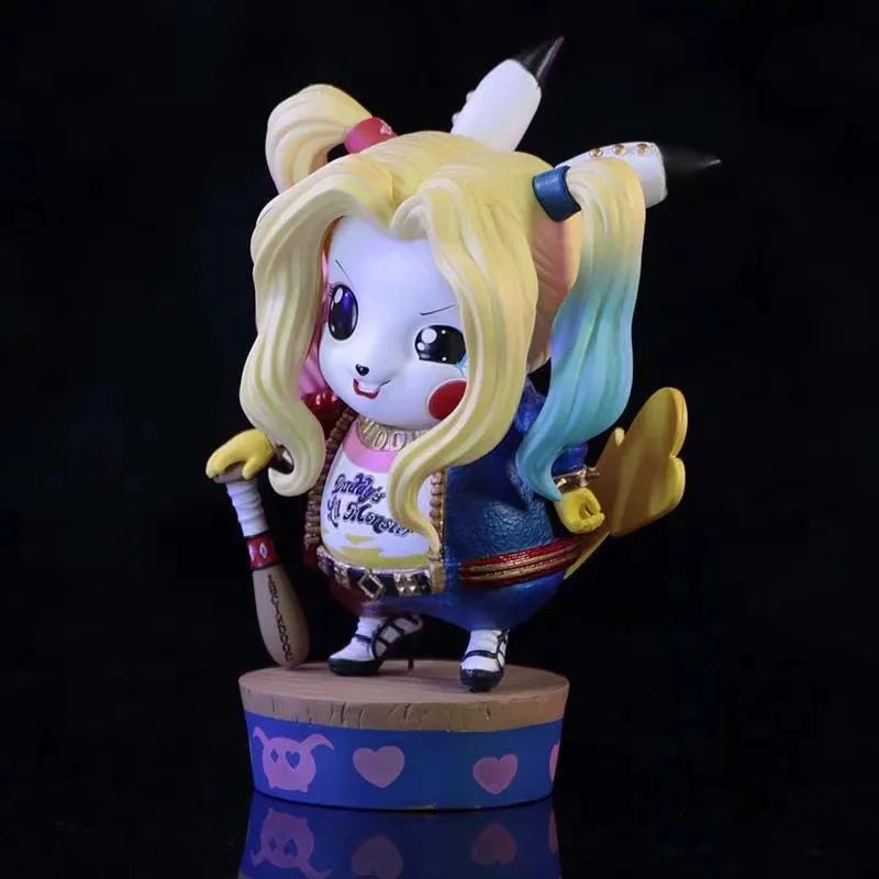 

Marvel Anime DC 12CM Q Edition Clown Picchu Doll Figure Case Desktop Decoration Model Collection Christmas Surprise Gift No Box