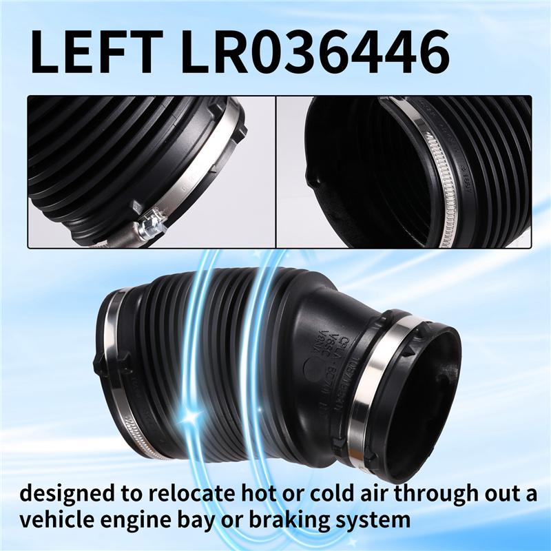 A58X-Engine Air Intake Inlet Pipe For Land Rover Range Rover L405 Sport L494 Discovery 5 L462 3.0 V6