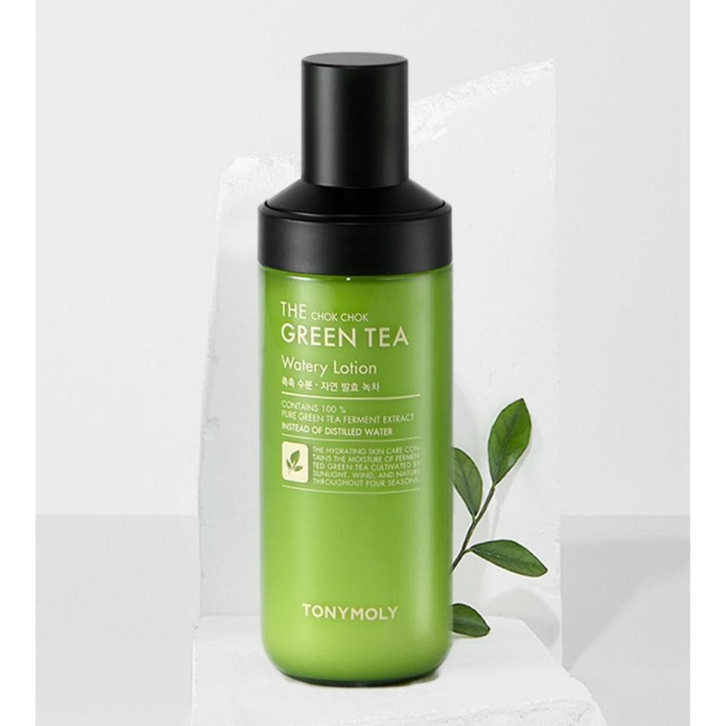 [Tonymoly] The Chok Chok Green Tea watery Skincare set(Skin 180ml/Lotion 160ml)