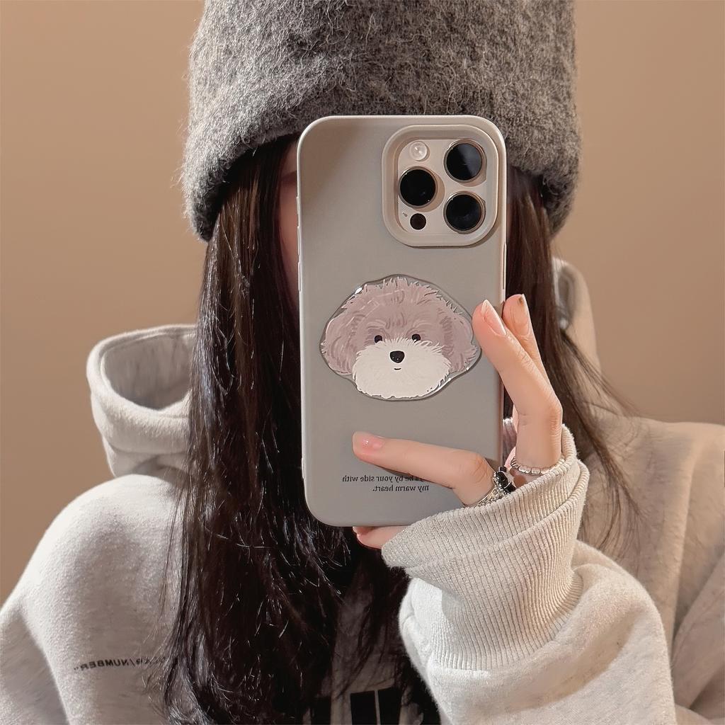 Etui na telefon komórkowy Apple 16 17promax Bazgroły Szczeniak Iphone15 Zabawne Trójwymiarowe 13 Kreskówkowe 12 Silikonowe