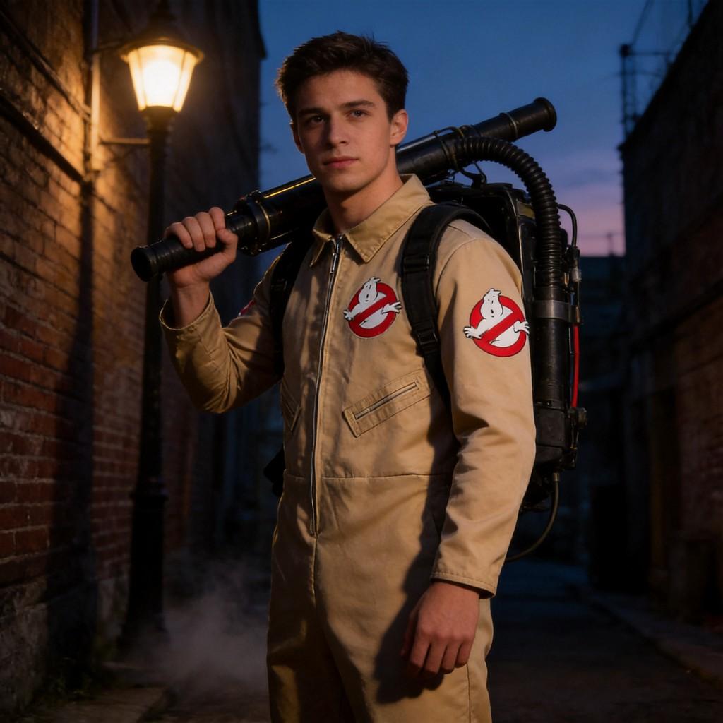 Ghostbusters Uniform Cosplay Mit Tasche Für Cosplay-Events Und Mottopartys