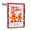 Álbum de Recortes Regalo Personalizado Libro de Tarjetas de Regalo de Navidad, 7" x 5" Encuadernación en Espiral Merry para Folleto de Tarjetas, Álbum de Felicitaciones, Suministros para Fiestas de Navidad Único DIY