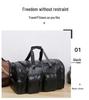 Große Reisetasche aus PU-Leder für Herren - Tragbares Schultergepäck im koreanischen Stil