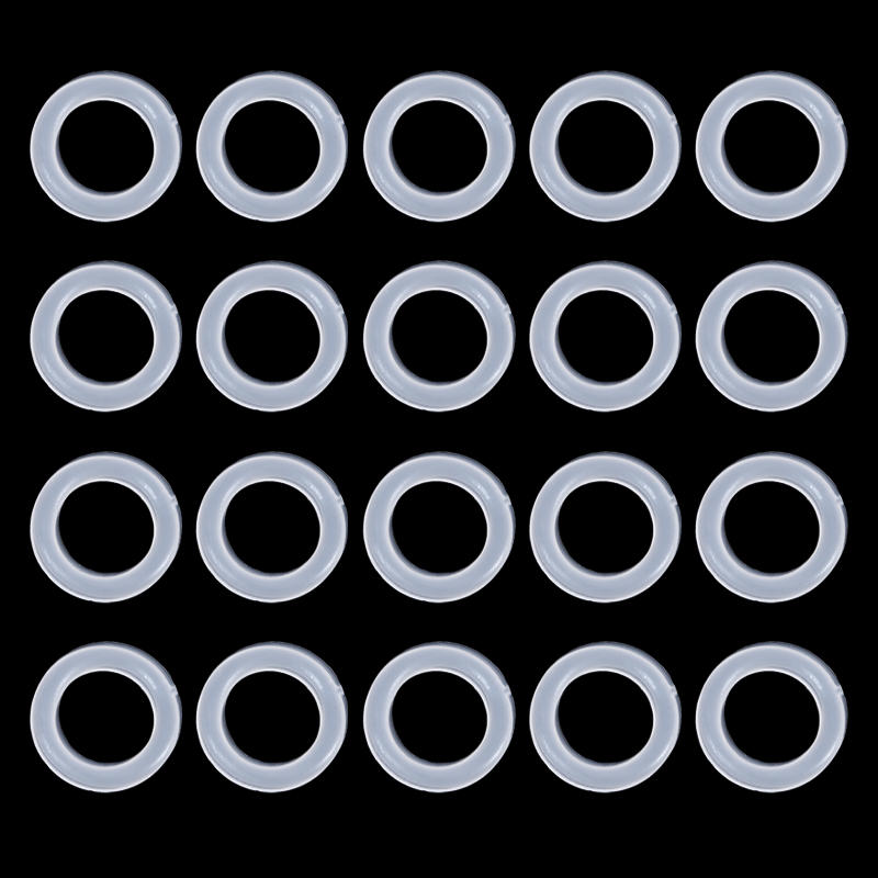 20KS Plastová taška Styling O-kroužkové smyčky DIY Háčkovací kroužek Kruh Hák Řemeslná pomůcka Příslušenství pro kabelku