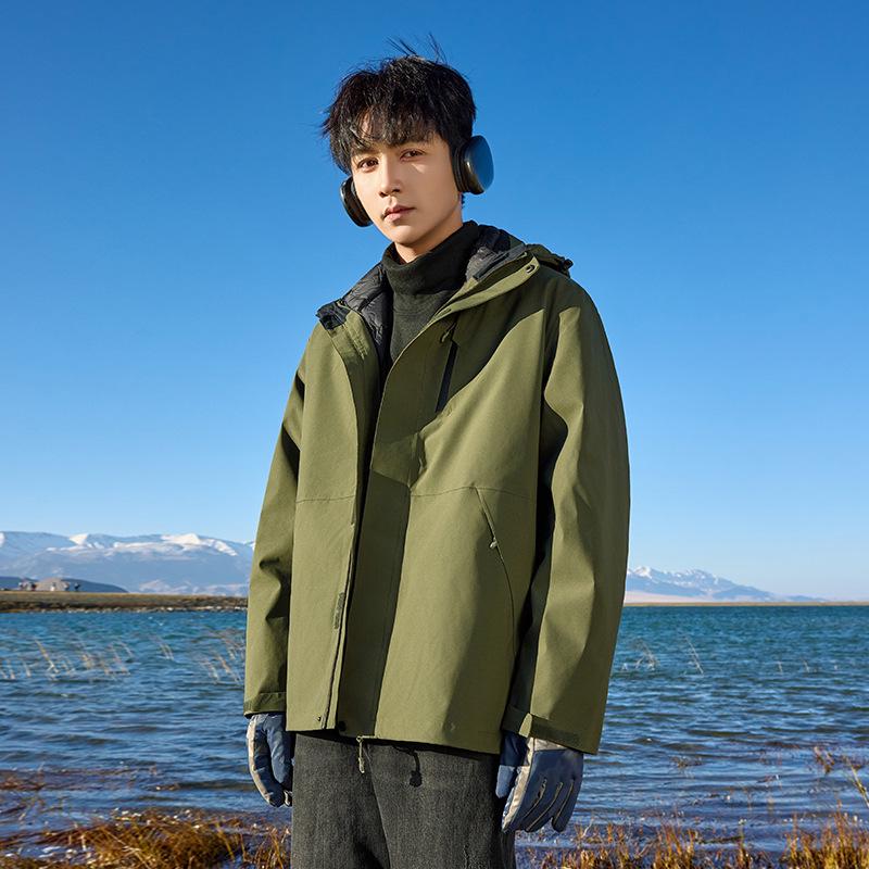 2024 DuPont All-Weather Down Jacket: Unisex, Three-in-One, Detachable Liner 2XL