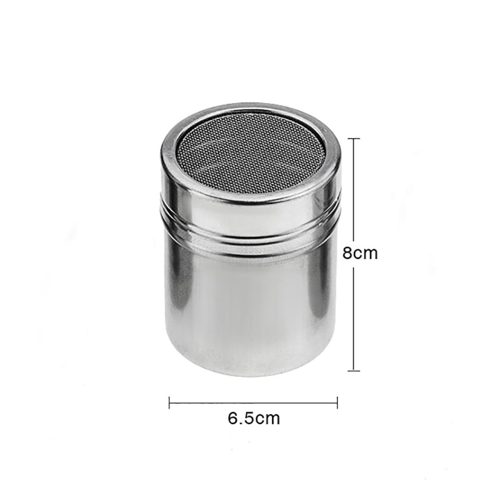 HORKÝ šejkr na čokoládu z nerezové oceli Kakaová mouka Moučkový cukr Prášek na kávu Šejkr víko síta Šejkr na vaření Nástroje na vaření Káva