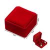 Rounded Flannel Jewelry Box for Rings, Earrings, Pendants, Bracelets, Bangles, and DIY Packaging.