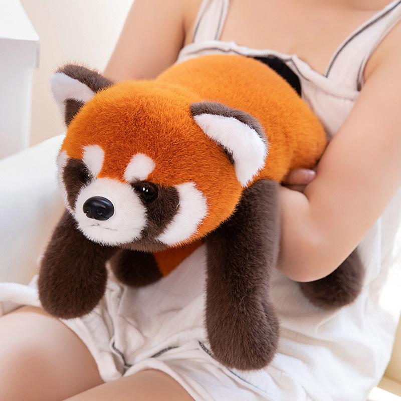 Cute Cute Brown Raccoon Doll Plush Toy Doll Children Sleeping Pillow Rag Doll Girl Gift