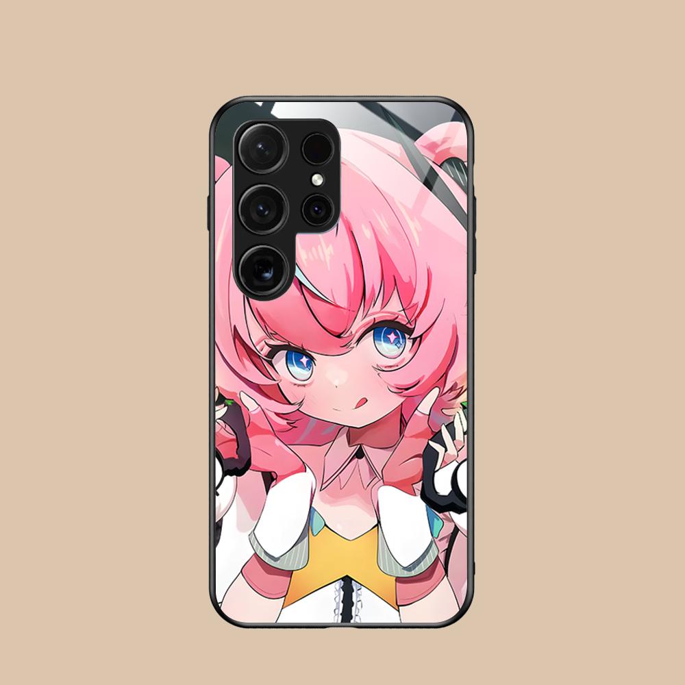 Zenless Zone Zero Aria Glass Mobile Phone Case for Samsung Galaxy A56 55 54 53 52 51 36 35 34 23 16 15 5G Colorful Cover