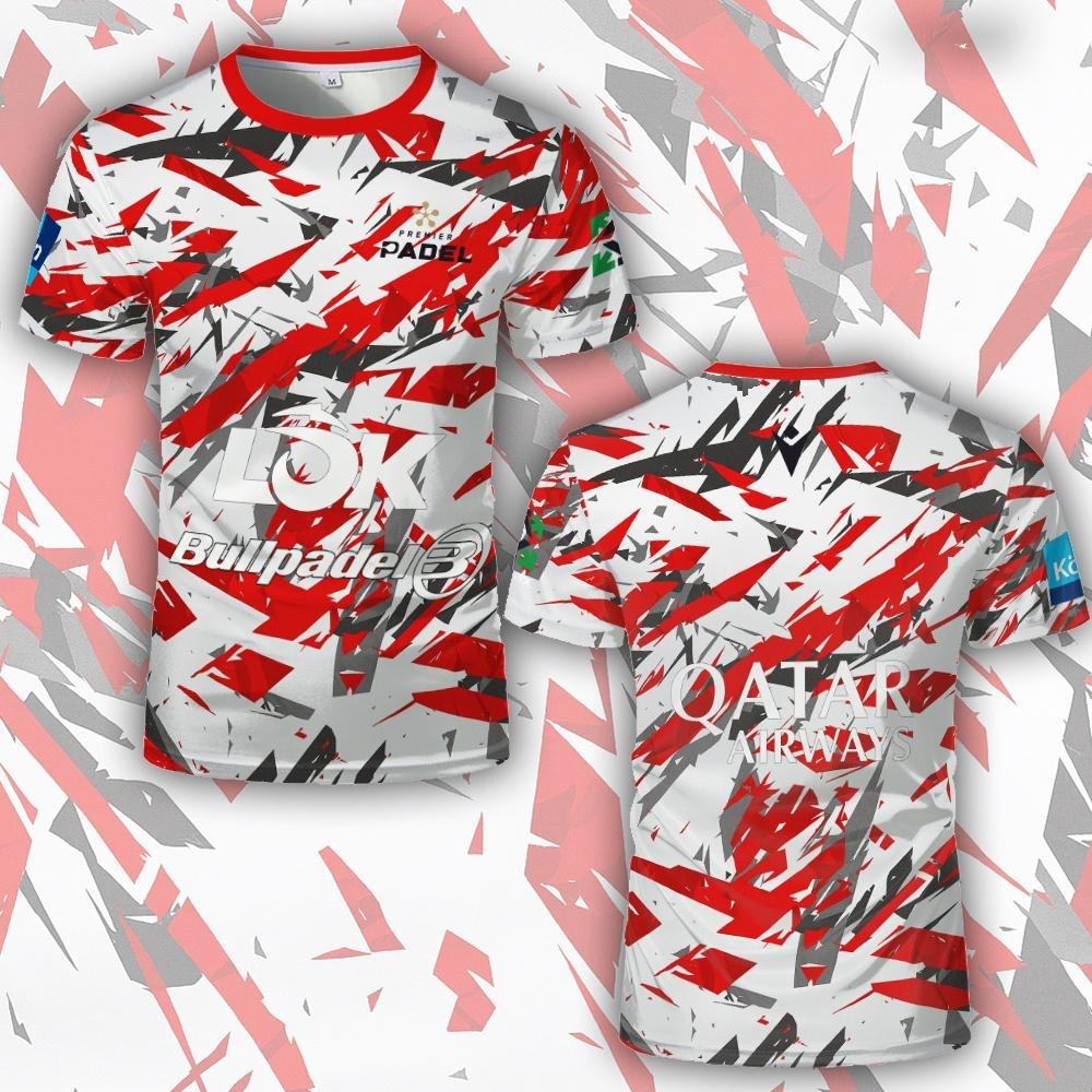 Summer New Tennis T-shirt Daily Loose Quick-drying Breathable Short-sleeved Men's And Women's Outdoor Running Sports Tops