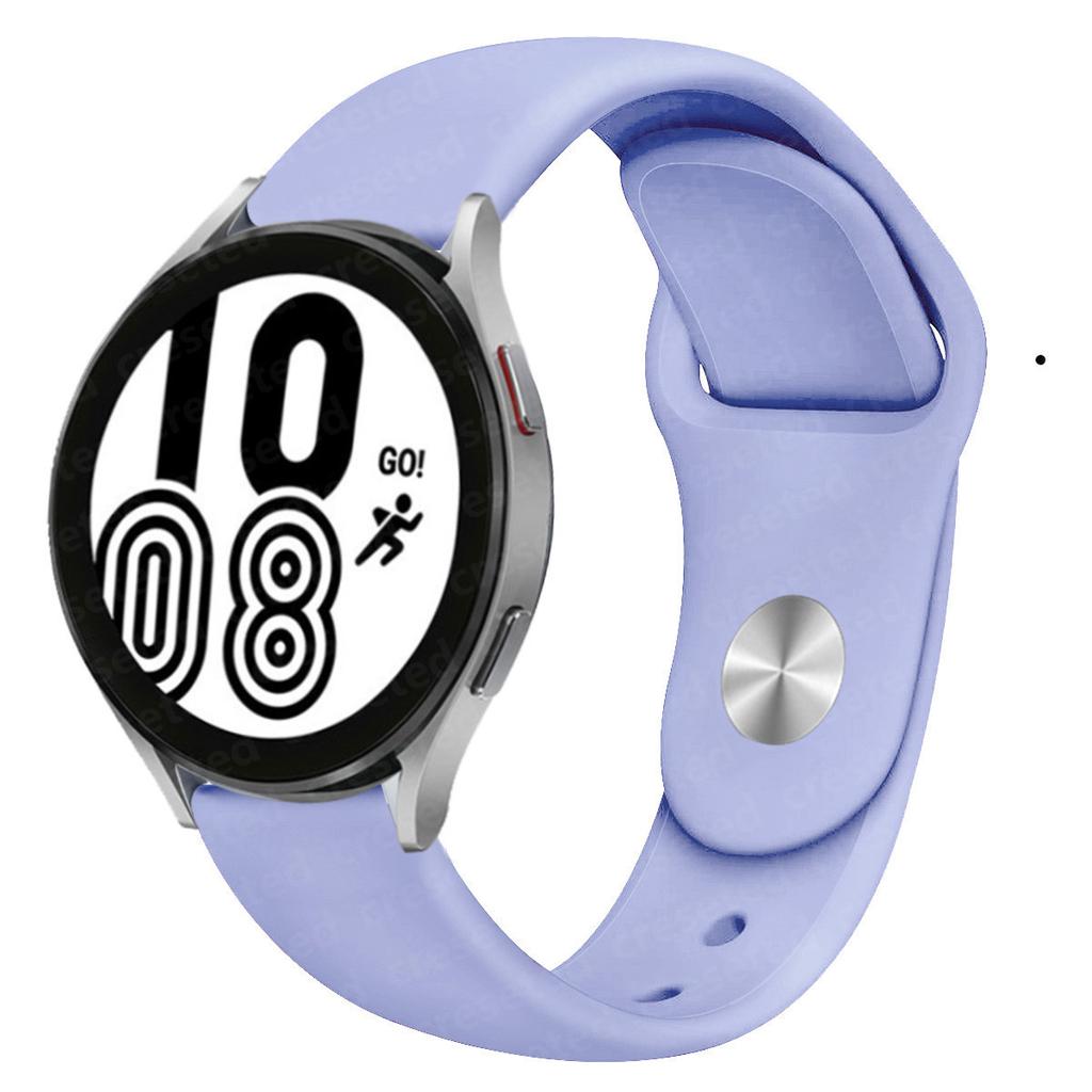 20mm/22mm Watch Straps For Samsung Galaxy watch 7/6/4/classic/5 Pro/Gear S3 Silicone bracelet Huawei watch GT 2/2e/pro/3/4 band