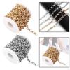 15 Feet 8mm Wide Aluminum Chains with Round Links Accessories for Jewelry Making And DIY,