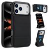 Phone Case for iPhone 17 Pro Max Air 16e 16 15 Plus 14 13 Mini 12 11 Pro XR XS Max Card Holder Invisible Bracket Leather Shell