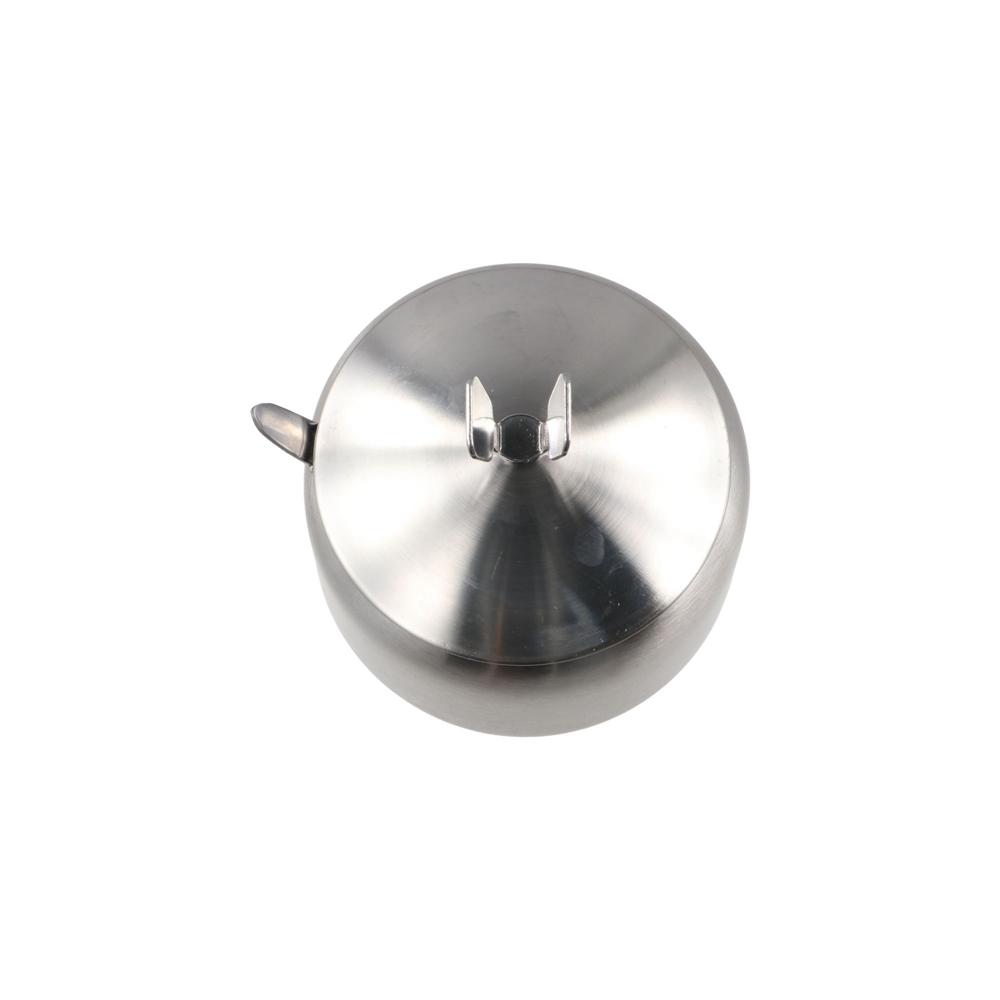 Stainless Steel Storage Jar with Spoon Lid Small Condiment Container Seasoning Pot  Restaurant