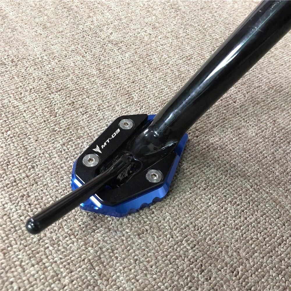 Pro YAMAHA MT03 MT-03 2017- R3 YZF-R3 -2022 Příslušenství pro motocykly Stojan Zvětšit Podpěrná deska prodloužení bočního stojanu