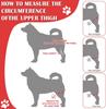 Dog Leg Fracture Brace, Pet Front and Rear Leg Support Strap, Dog Knee Brace, Dog Thigh Injury Protective Cover