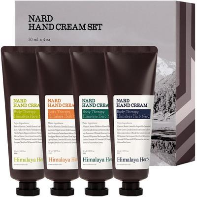 Nard Hand Cream Lavender Musk 50ml + Tea Tree Rosemary 50ml + Lemon Mint 50ml + Tangerine Eucalyptus 50ml Set, 200ml, 1 Set