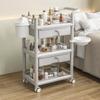 Mehrschichtiger Beauty-Salon- und Pflegewagen mit Schublade