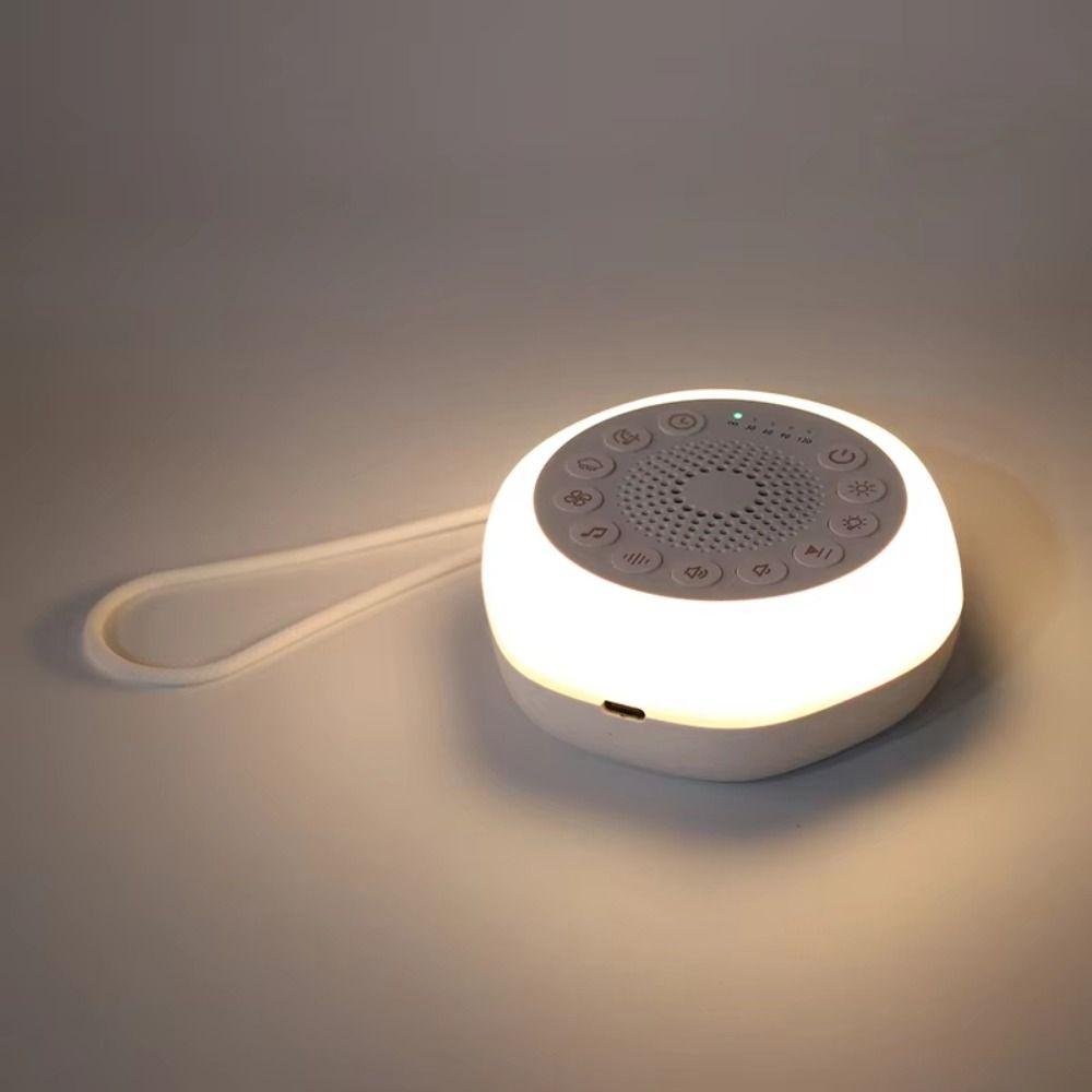 Rechargeable White Noise Machine Portable Sleep Sound Box Sleeping Aid Device Adult Sleep