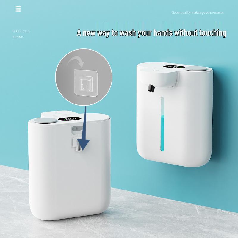 Popular P19 Wall-Mounted Smart Foam Soap Dispenser: Automatic Liquid & Hand Sanitizer Machine for Hotels & Homes
