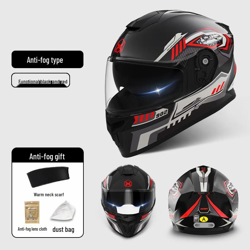 Mi Ling Women's Full-Face Motorcycle Helmet - Warm & Anti-fog